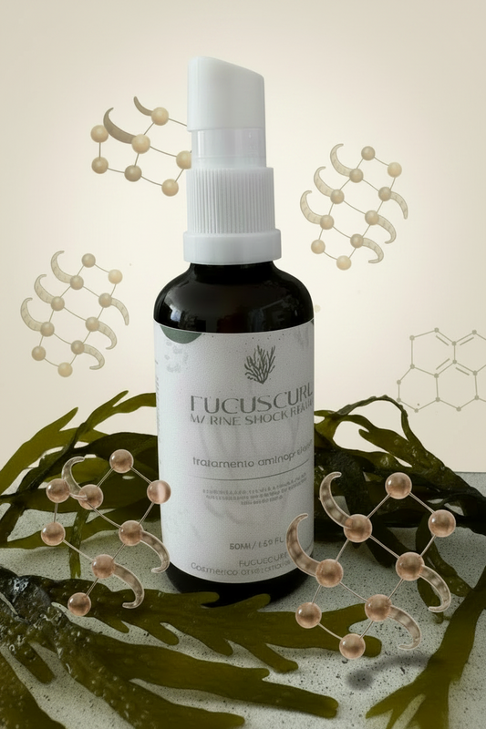 FucusCurl Marine Shock Repair - Tratamento Aminoproteico 50mL (para menor quantidade de cabelo)